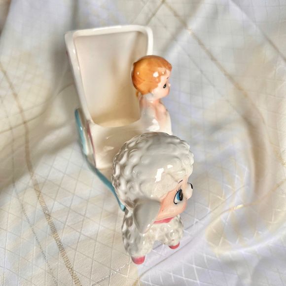 INARCO Vintage Nursery Planter Vase, Trinket Holder Vintage Nursery Decor, - Picture 2 of 10